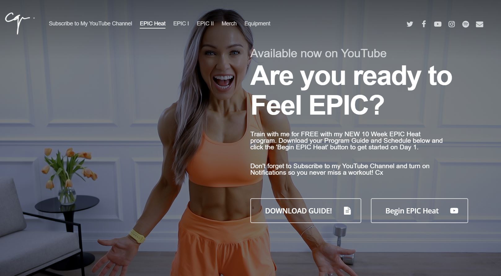 Free Workout Videos 150 EPIC Workouts By Caroline Girvan