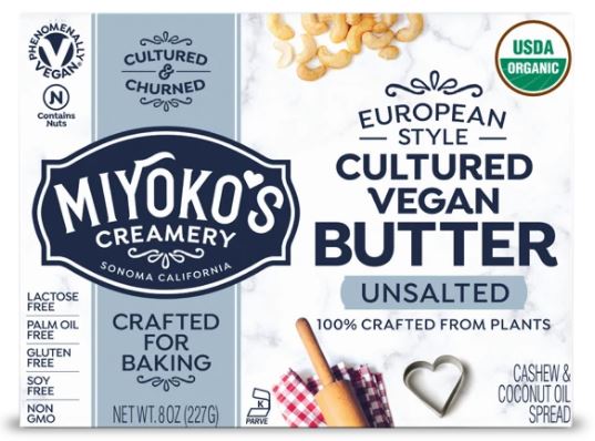 Miyoko's dairy-free unsalted butter