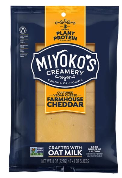 Miyoko's dairy-free cheddar slices