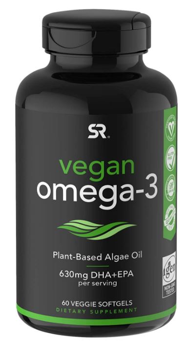 SR Vegan Omega-3 is high in EPA and DHA, and does not contain carrageen 